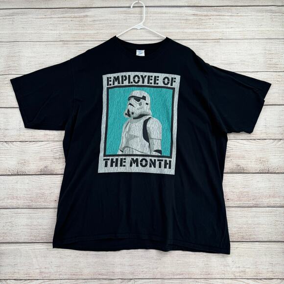Star Wars Other - Star Wars Stormtrooper Employee of the Month T-Shirt Mens 3XL Black Blue